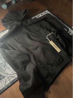 Essentials black hoodie