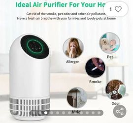 Honati Air Purifier Home Small Room Allergies True HEPA Filter