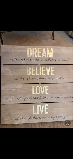 NEW WOODEN BARNYARD STYLE WALL ART 20x20