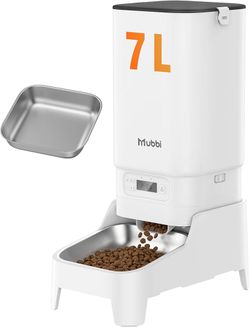 Automatic Dog Feeder with Elevated Stand - 7L Cat Food Dispenser