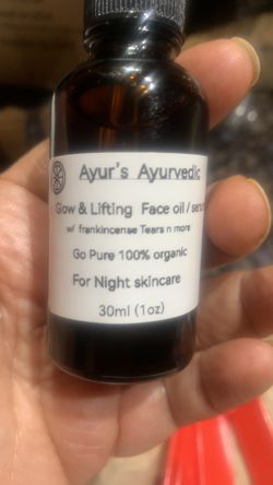 Glow & lifting Ayurvedic organic face oil
