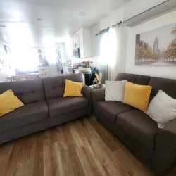 Sofá Set : Love Seat And Long Sofá