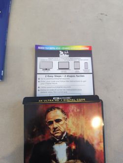 The Godfather 4K Movie Digital Code Copy
