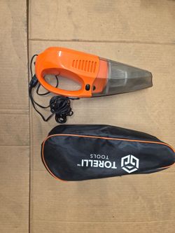 Portable car vacuum  used .
