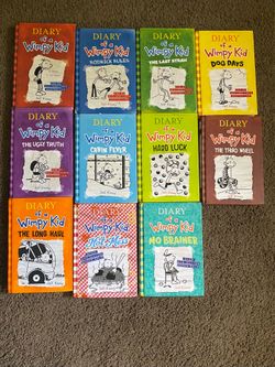 Diary of a wimpy kid books, Dog man books, captain underpants books, And Big Nate books