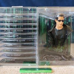 The Ultimate Matrix Collection DVD 10 Disc Set with Neo Bust and book