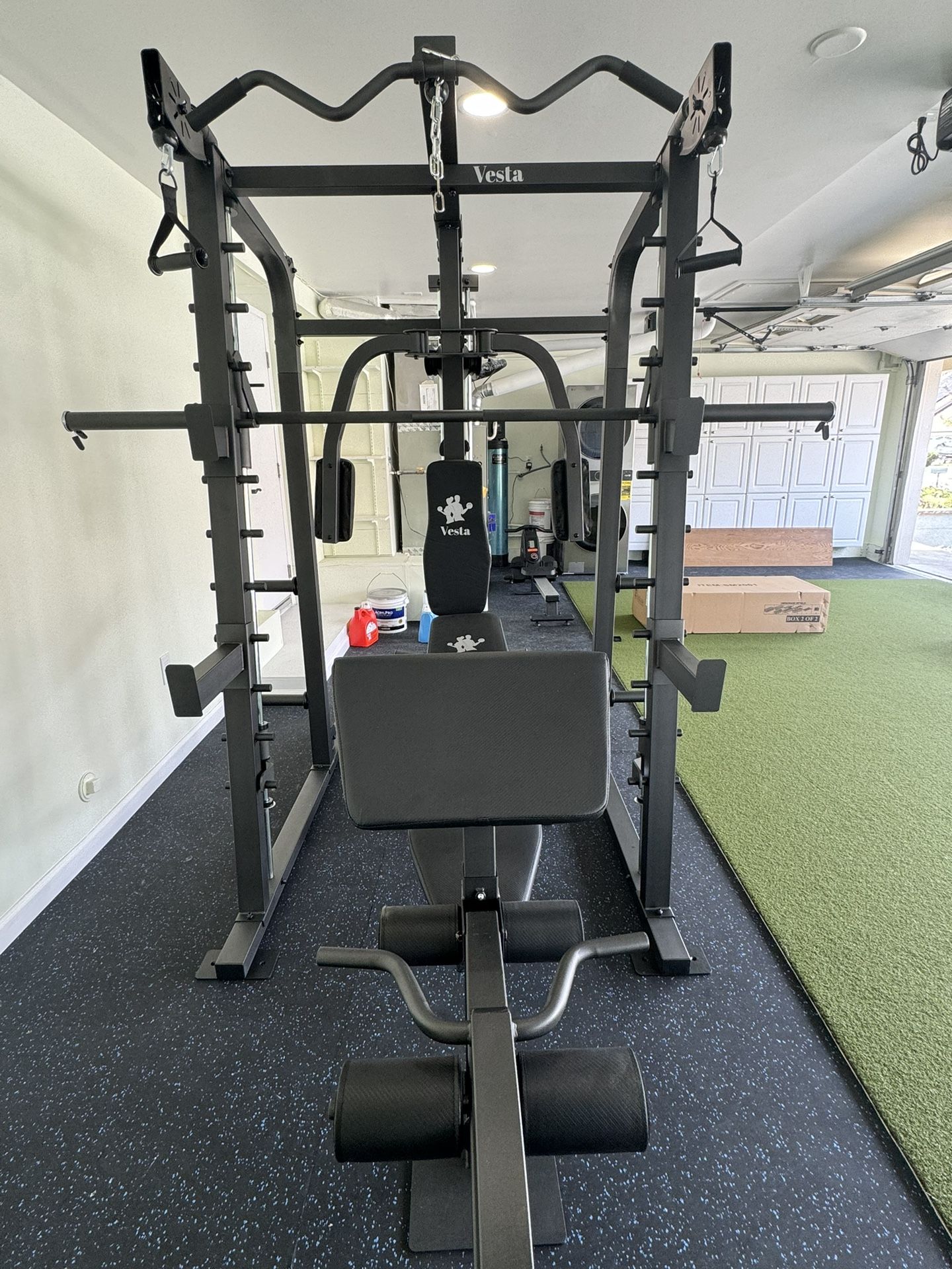 Smith Machine SM2001/FID Adj Bench/Gym Equipment/Fitness/Squat Rack/‼️⭕️WEIGHTS AND BARBELL SOLD INDIVIDUALLY ⭕️‼️FREE DELIVERY🚚