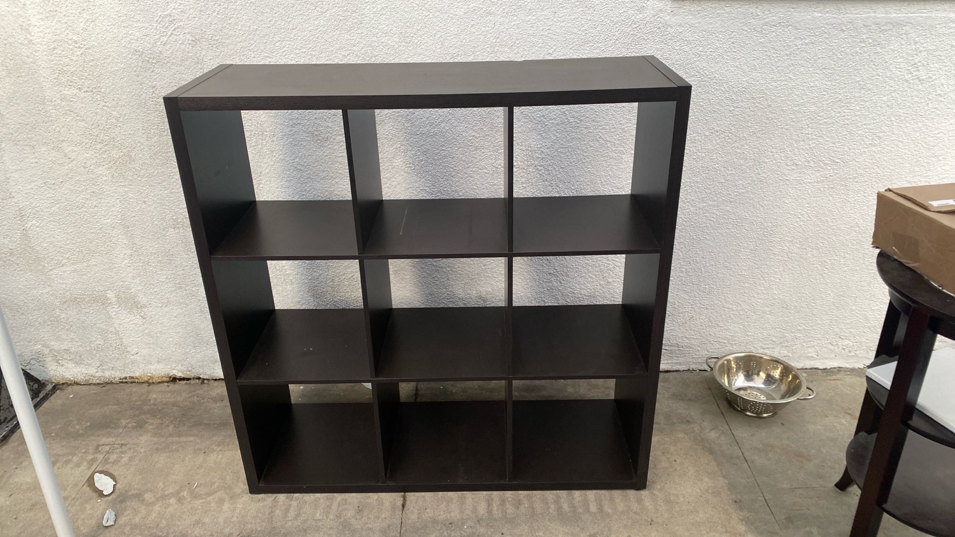 9 Cube Organizer Dark Brown