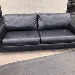 Ashley Sofa Couch Black Contemporary - Comfortable 