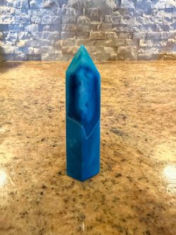 Blue Sardonyx Tower Crystal Stone