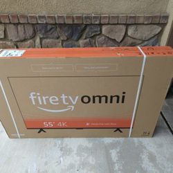 New Amazon Fire TV 55" Omni Series 4K UHD smart TV, hands-free with Alexa