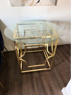 Dining table and chairs