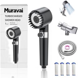Muravai New Turbo Charge Showerhead W Hose