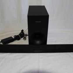 Samsung Sound Bar and Subwoofer