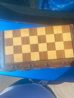 Antique chess set all peices there