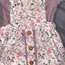 Baby Girl Overall Dress 12 Months 