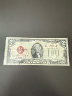 1928 F $2 Red Seal