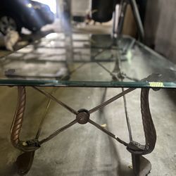 Vintage Glass Coffee table