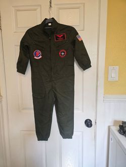 Top Gun Maverick Kids Flight Suit Costume size small (4-6)