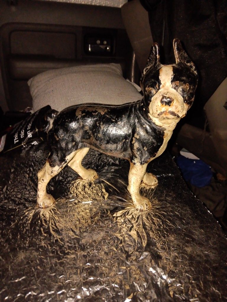 Antique Steel Dog