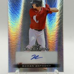 Roman Anthony Autograph Numbered 5/5 