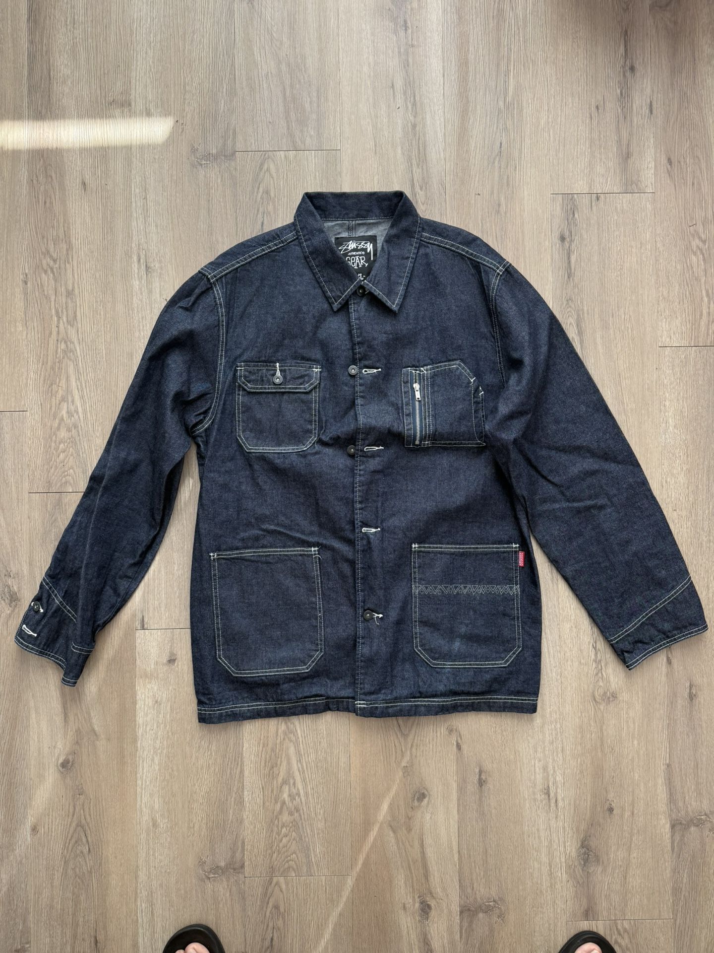 Stussy Denim Jacket/Shirt Size XL