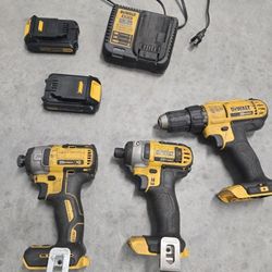 Dewalt Power Tools With Batteries.