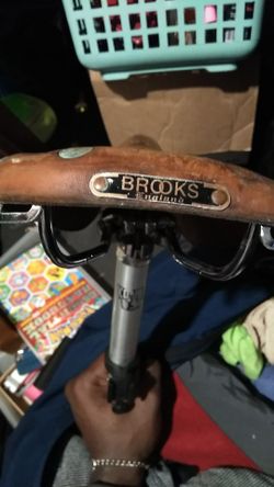 Brooks bike seat