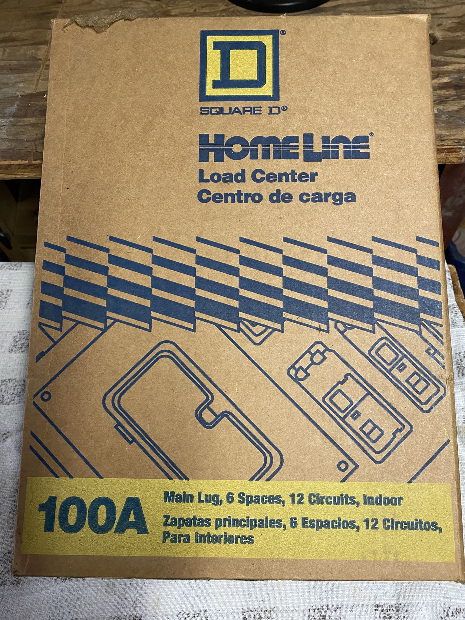 Electrical Panel Box, 100 Amp Load Center