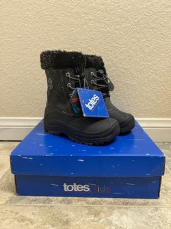 New Totes Toddler Winter Boots – Size 1, Waterproof & Insulated