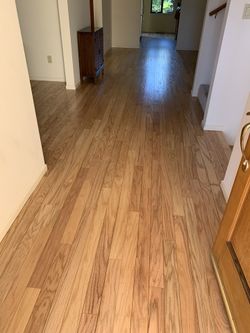 Wood floor sand refinish
