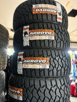 285/45/22 arroyo vendo un set de llantas nuevas con 50,000 millas de garantía ✅🤩I am selling a set of new tires with a 50,000 mile warranty ✅