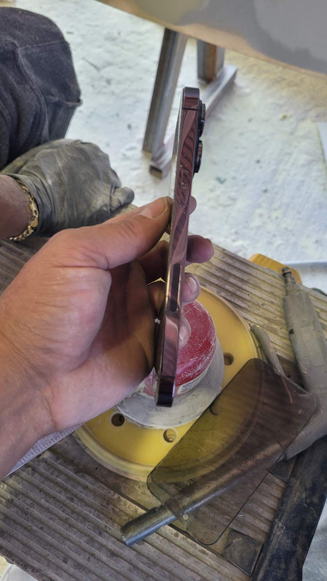 iPhone for sale 14 Pro Max have a little bit of a crack on the top