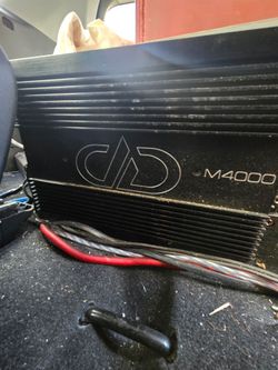 DD Audio Car Amplifier w/ control knob