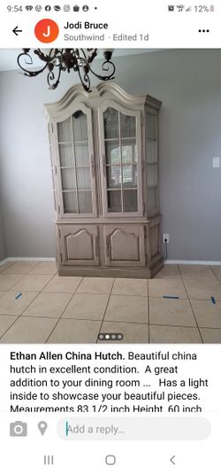 Ethan Allen China Hutch