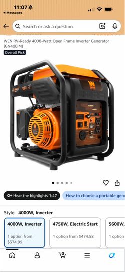 Inverted generator