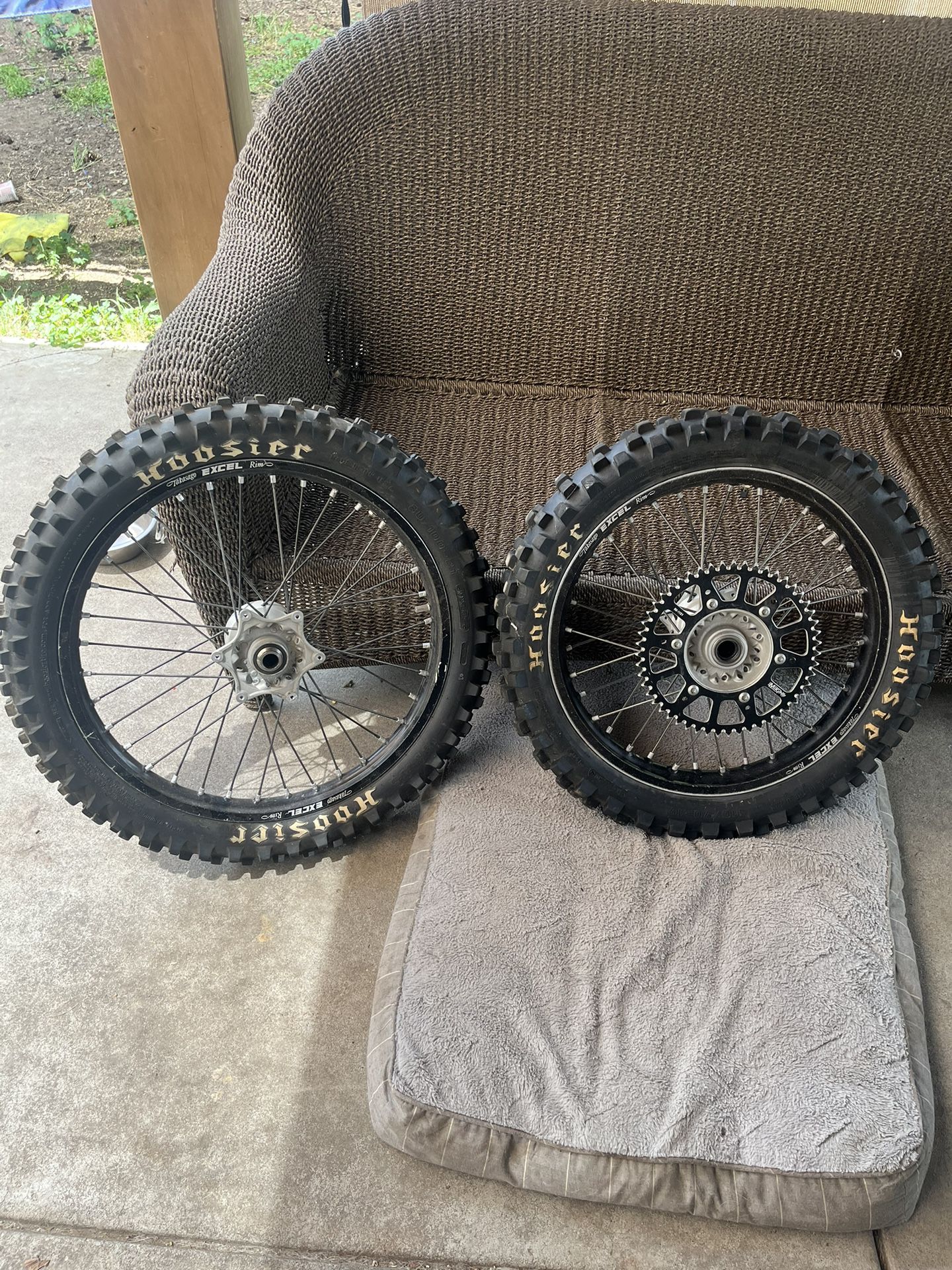 Dirt Bike wheels, and tires