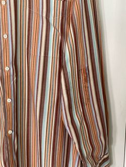 Multicolor Striped Button-Down Shirt