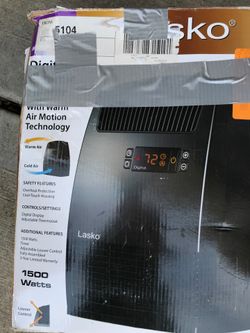 LASKO CERAMIC HEATER WITH AIR MOTION TECNOLOGY
