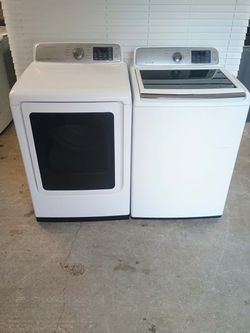 Samsung Top Load Washer and Dryer Set
