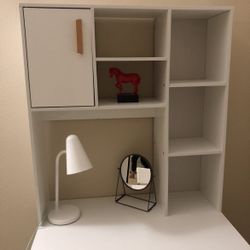 Computer dask, white 