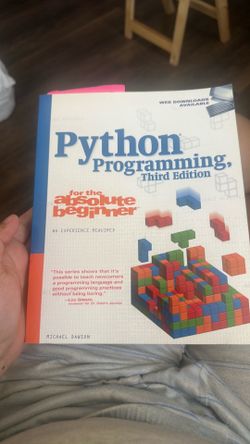 Python programming, 3rd edition