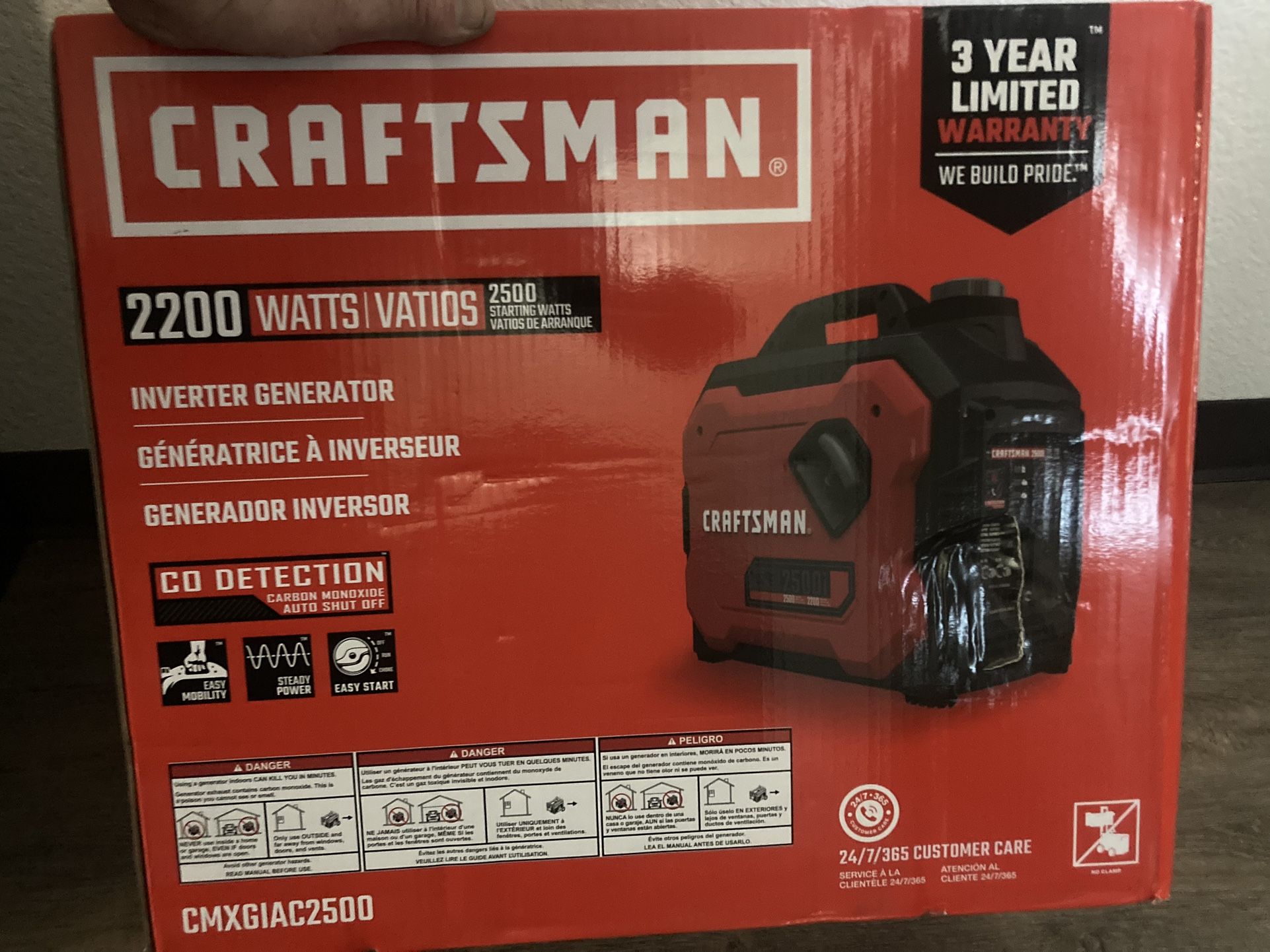 CRAFTSMAN 2500i Fully Enclosed Gas Generator, 53 OFF