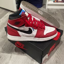 Jordon 1 High Origin Story Spider-Man Size 6.5Y