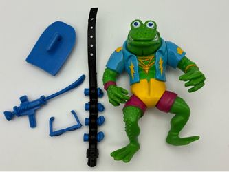Vintage TMNT Genghis Frog Teenage Mutant Ninja Turtles 100% Complete