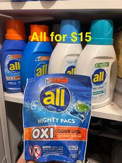 All laundry detergent
