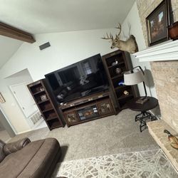 Entertainment Center W/Fire Place