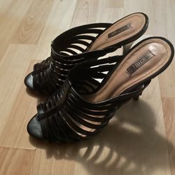 Shultz Black Patent Leather Heels Size 8