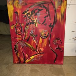 Art Hand Painted 