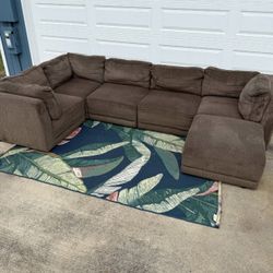 Modular Sectional Free Delivery Sofa Ottoman Couch Set 
